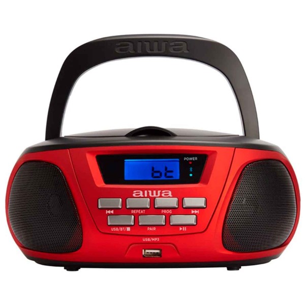 Aiwa bbtu-300rd rojo / radio cd portátil