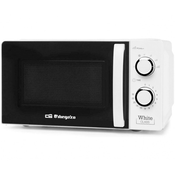 Orbegozo blanco mi2115 microondas de 20 litros de capacidad con temporizador