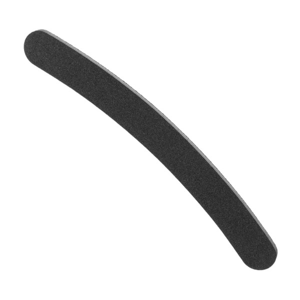 Eurostil uñas lima acolchada curva 175mm negra pack 12un