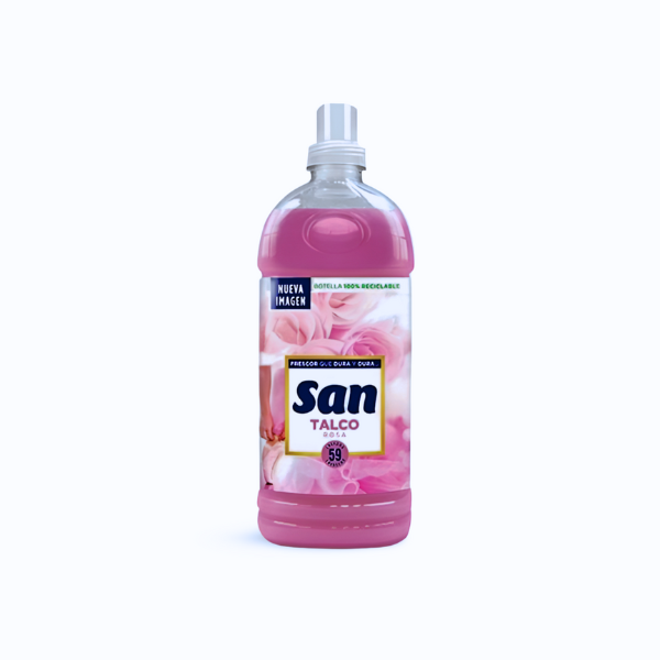 San suavizante Talco 59 lavados