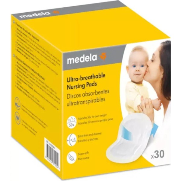 Medela Discos Absorbentes Desechables 30 Uds
