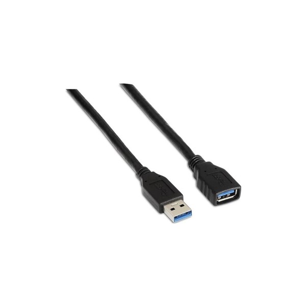 Aisens cable usb 3.0 tipo a/m-a/h negro 1.0m