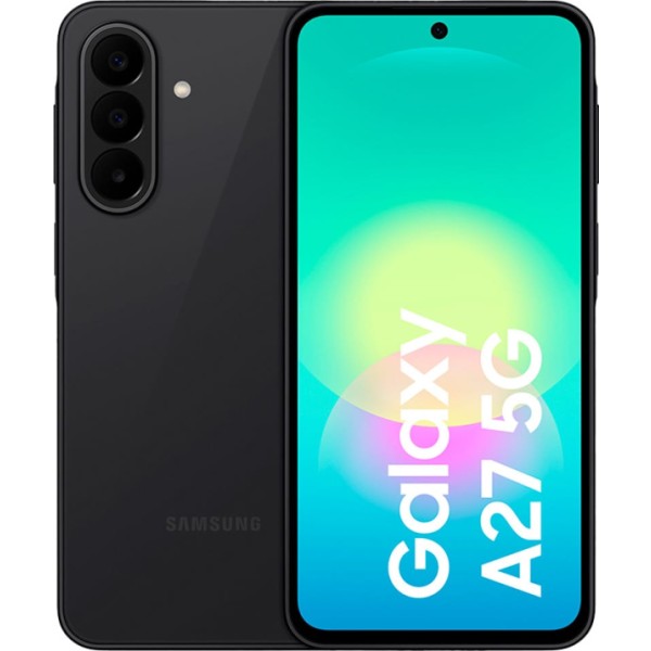 Samsung galaxy a27 5g negro / 6 + 128 gb / 6,7" super amoled fhd+