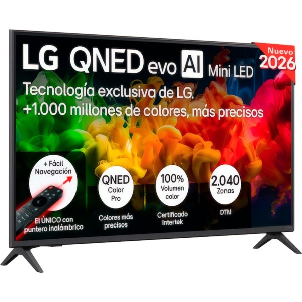 Lg qned evo miniled ai qned81 / televisor smart tv 55" qned 4k uhd