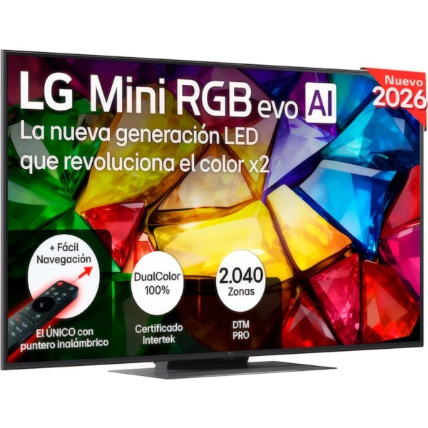 Lg mini rgb ai mrgb87 / televisor smart tv 65" mini rgb 4k uhd