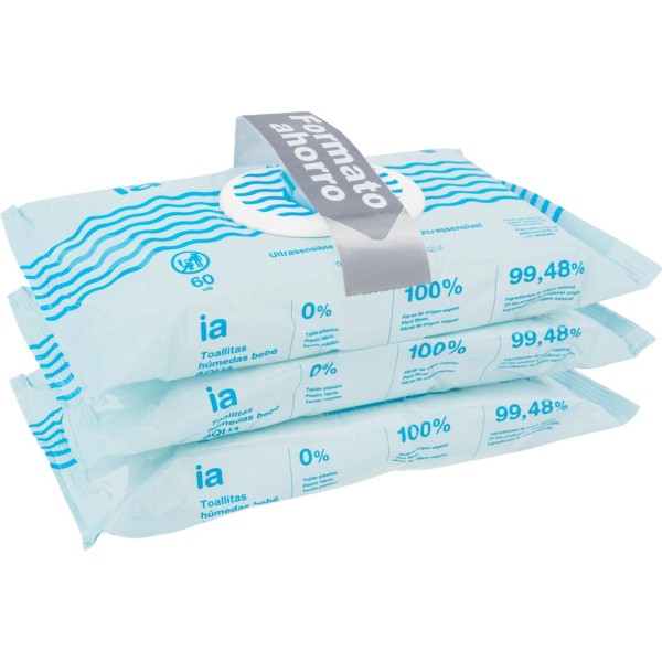 Interapothek Toallitas Bebé Aqua 180Uds